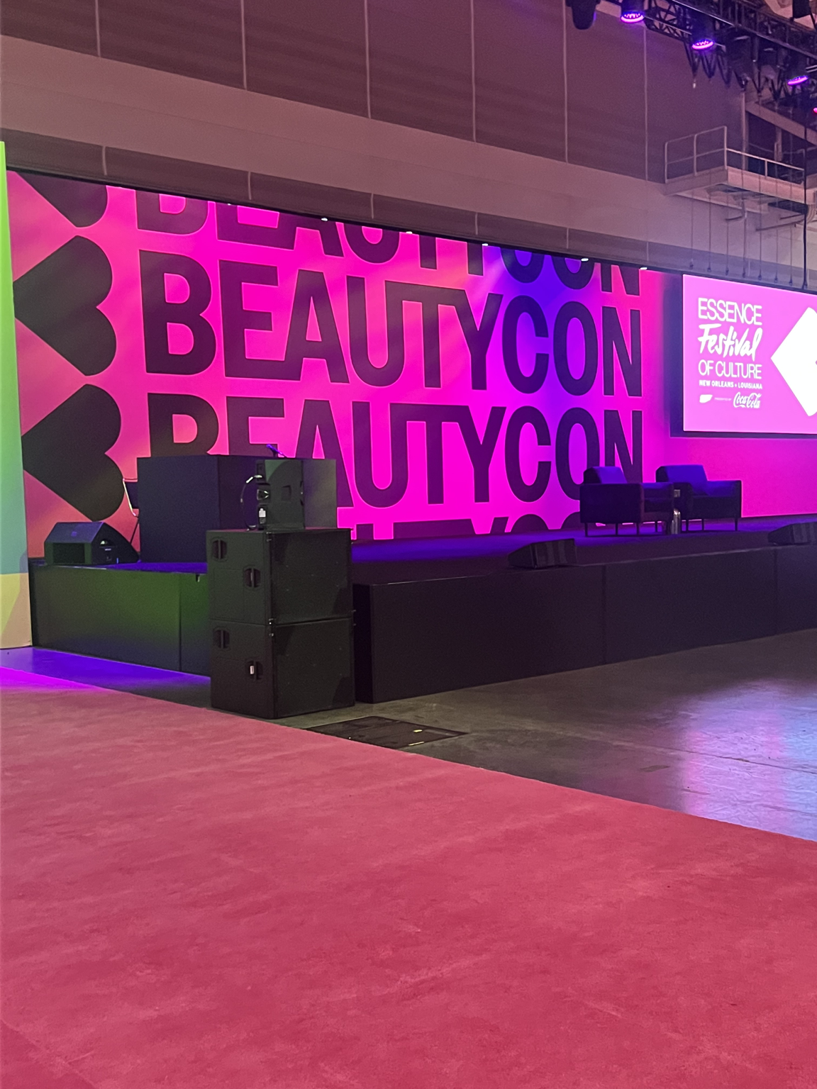 Beautycon stage at the 2026 Essence Festival of Culture in New Orleans