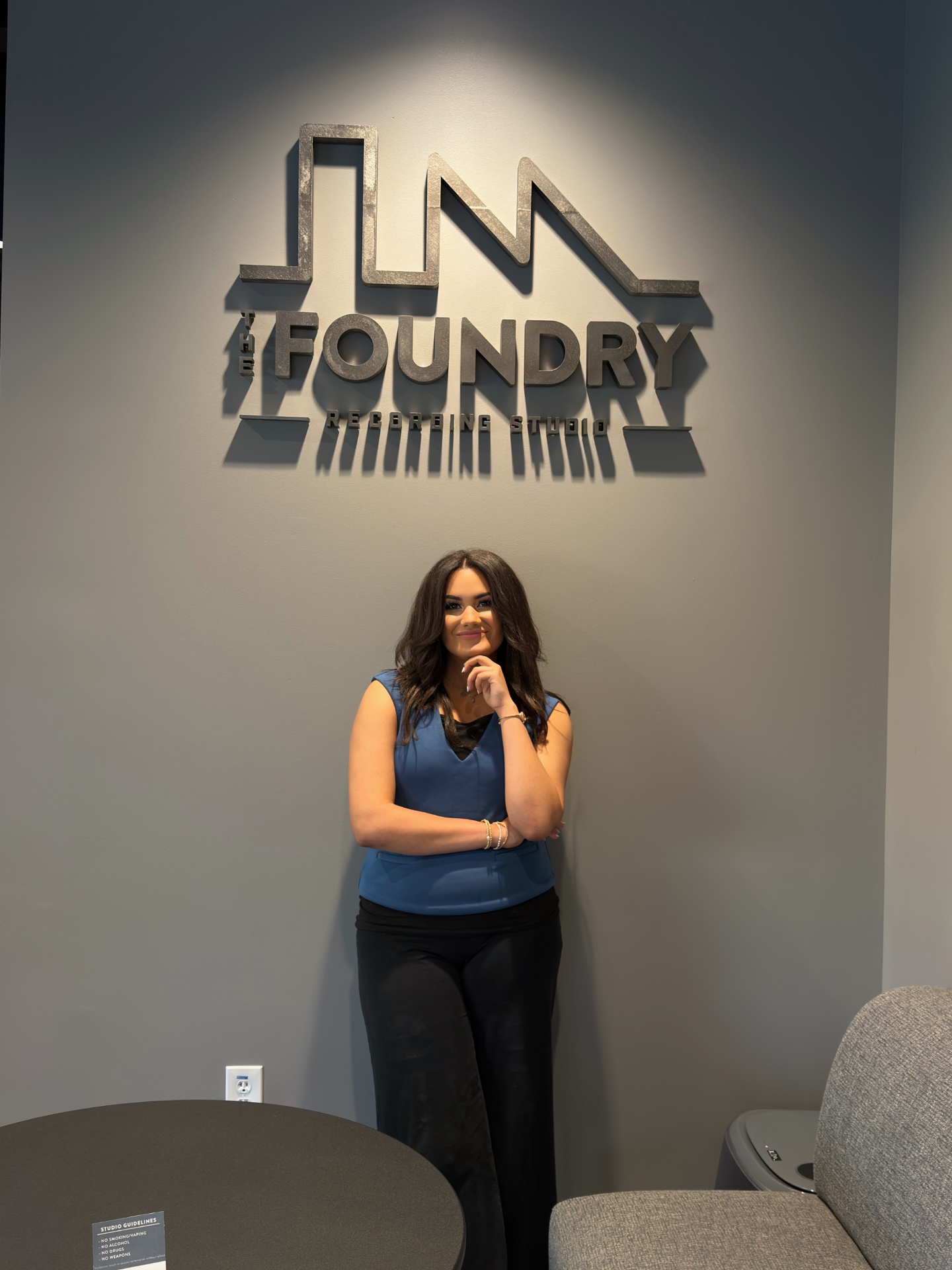 Angelina Thompson at The Foundry Recording Studio