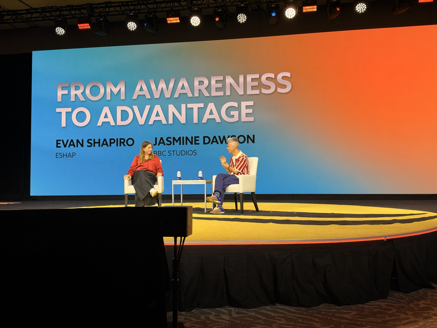 From Awareness to Advantage session on stage